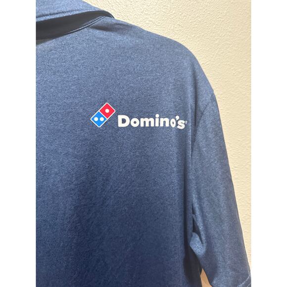 Domino's Gear Pizza Pocket Polo Shirt men’s medium - Picture 5 of 6